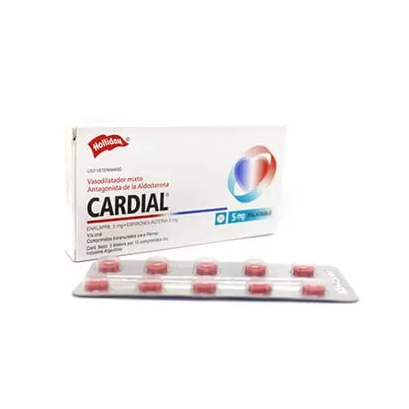 Cardial 5 mg - Vasodilatador y protector cardiaco