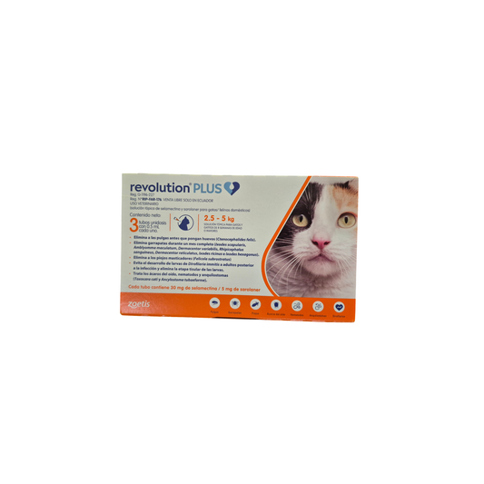 Revolution plus (0.50 ml) - Desparasitante interno y externo