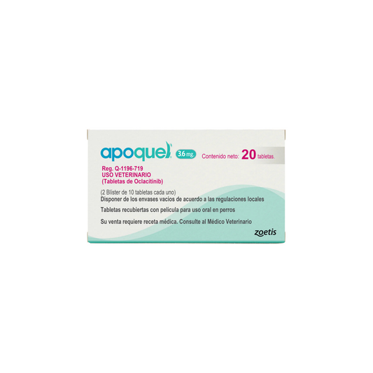 Apoquel- Antipruritico, dermatitis alérgica y atopica.