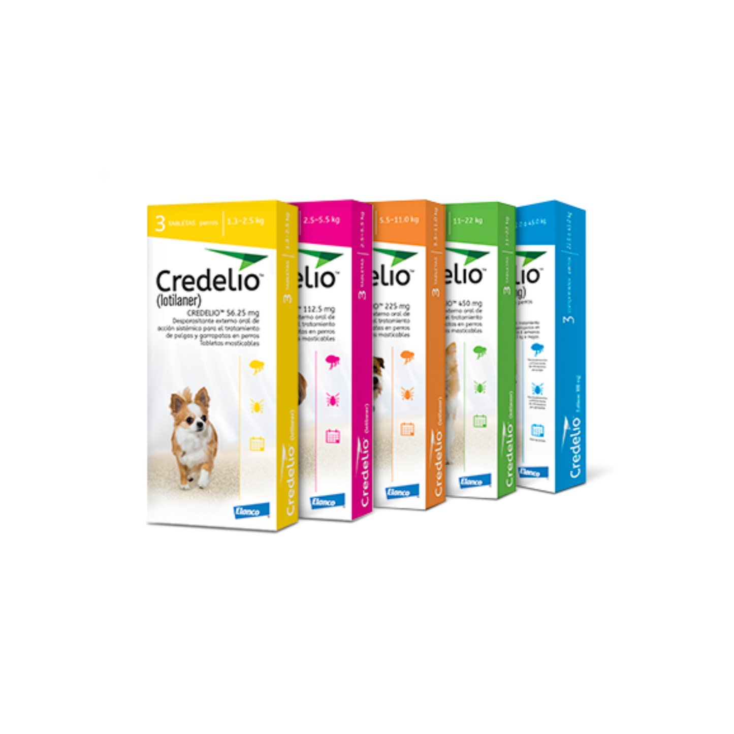 Credelio- comprimido masticable para el control de pulgas