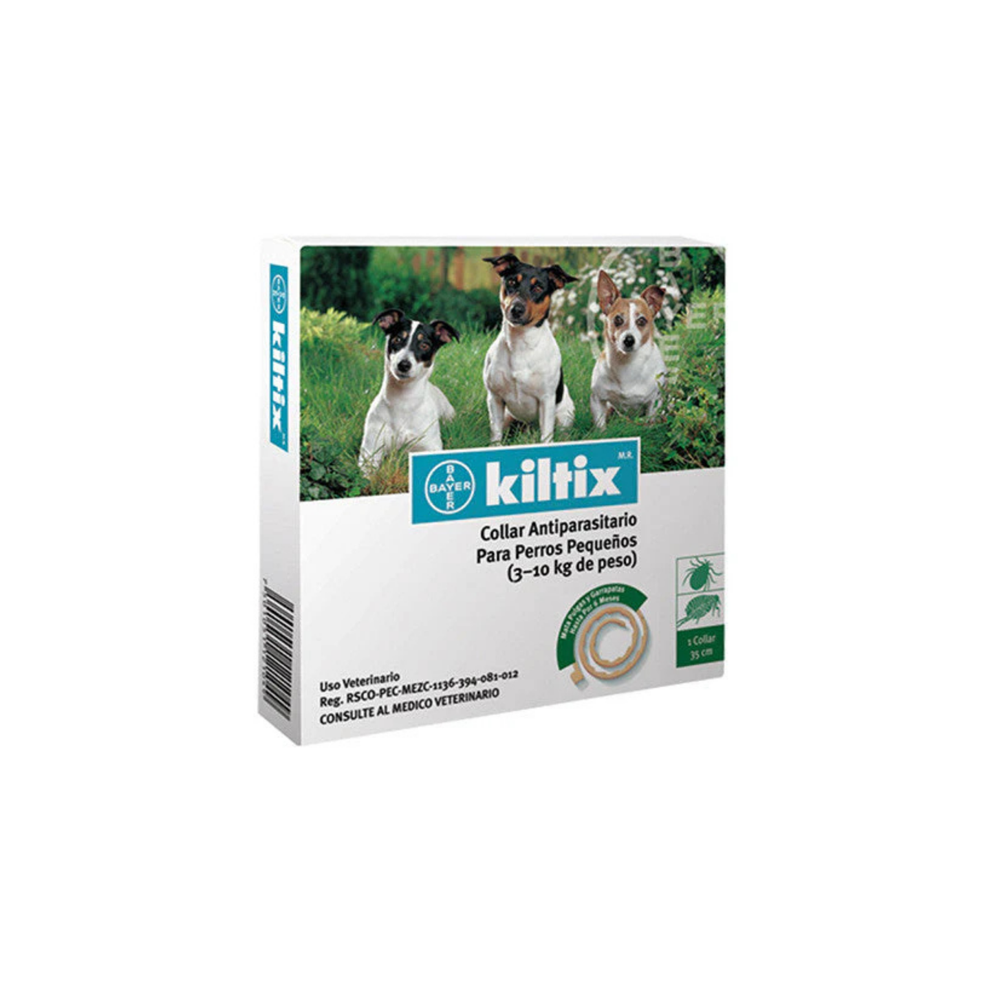 Kiltix - Collar contra pulgas y garrapatas