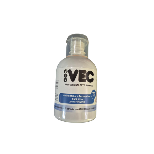 VEC Professional Pet Shampoo Antifúngico y Antiséptico 500ml